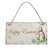 Easter Hanging Board Wooden Hanging Sign Holiday Sign Happy Easter Hanging Sign