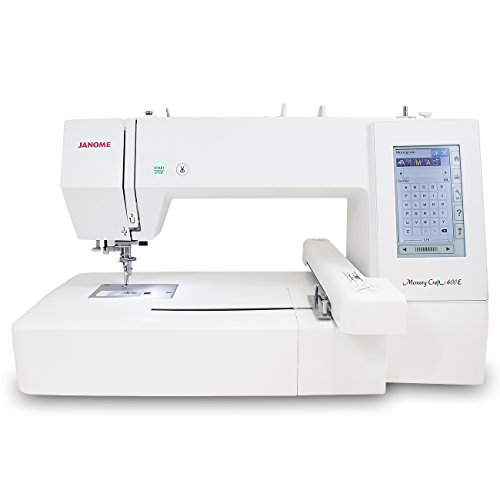 Janome Memory Craft 400E Embroidery Machine with Exclusive Bonus Bundle