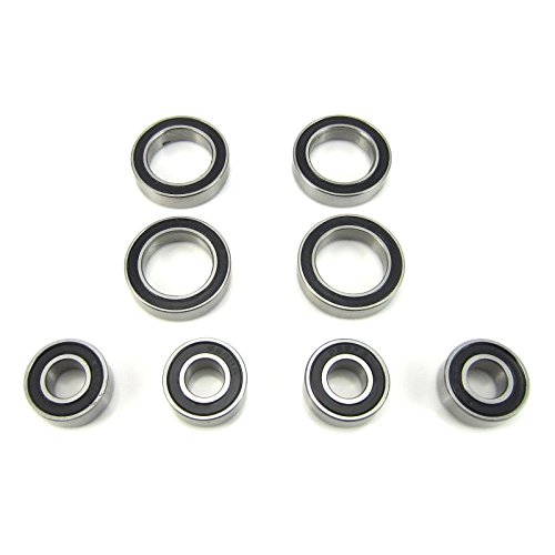 5334R Axle Carrier Bearings 6x13x5mm - 12x18x4mm BLK Traxxas E-REVO