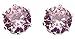 CAETLEPink Crystal Zironia Bling Bling Shine Gem Mounted Stud Earrings