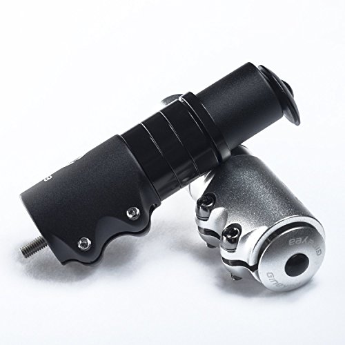 MTB Bicycle Bike Riser, Fork Stem Extender Bicycle Handlebar Alloy Stem Head Up Adapter Flexible and Easy Installation Adaptor 1-1/8" Rise 28.6 x 117mm
