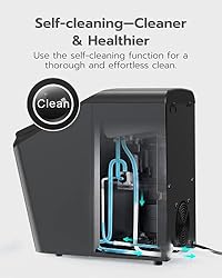Nugget Ice Maker, Qualeben Countertop Ice Maker