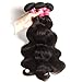 Dinoce Body Wave Bundles Human Hair Body Wave 100% Unprocessed Virgin Hair Weave 3 Bundles Natural Color for Black Women ( 14 16 18 inch )