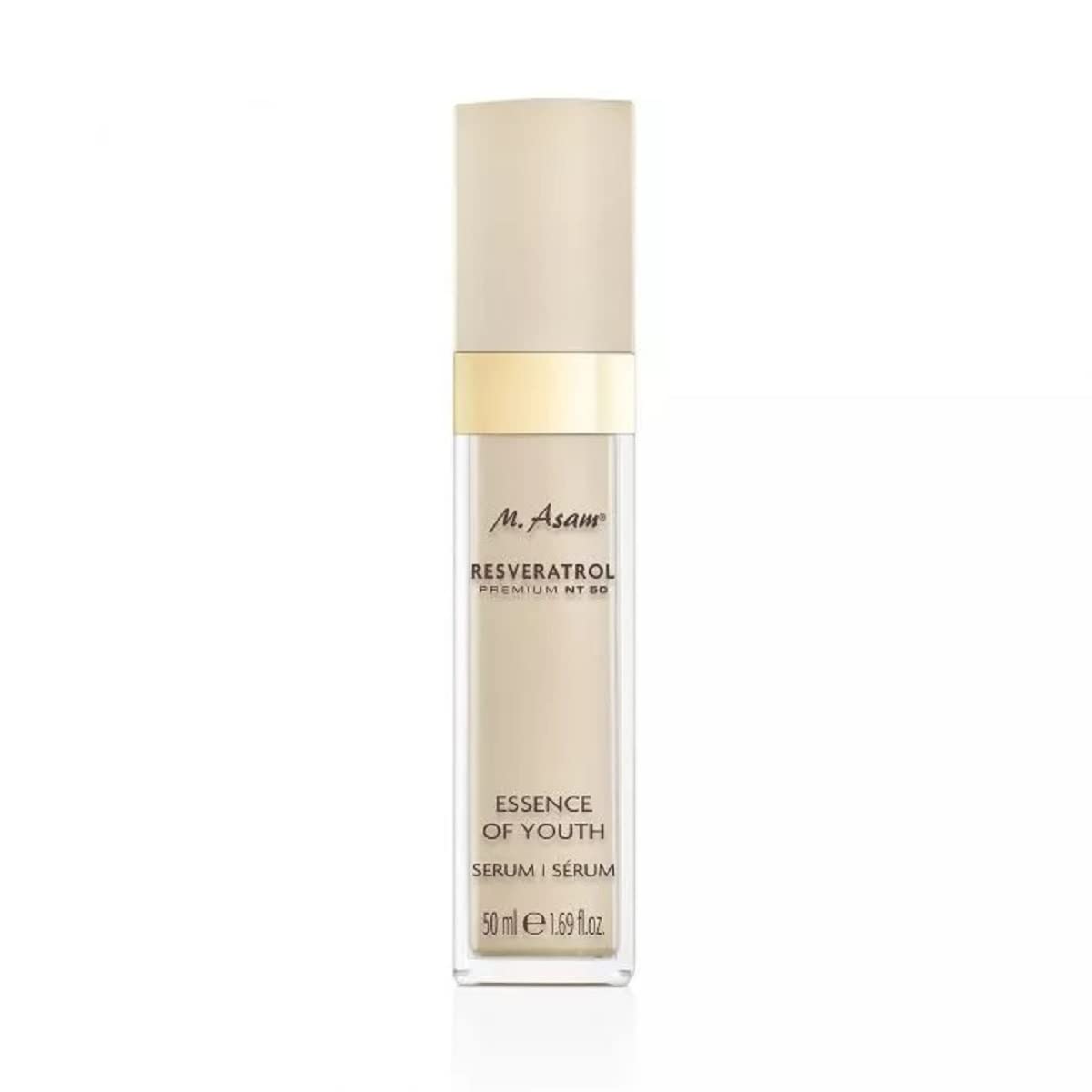 M. Asam RESVERATROL PREMIUM NT50 Youth Serum (50 ml) – Face Serum with concentrated resveratrol & hyaluronic acid, supports firmness & provides a youthful-looking glow, facial care