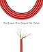 Abloom Nylon Lightning Charging Cable - 10 Feet - Red - 2 Piece