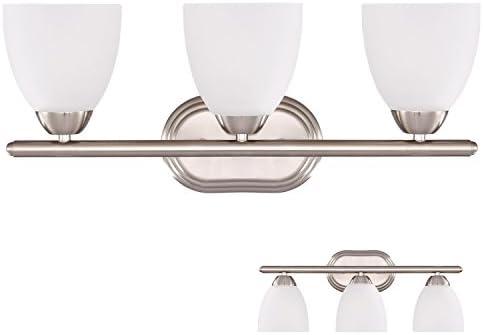 LivEditor 3-Lighting Wall Fixture Brushed Nickel Finish Lighting (3-Lighting)