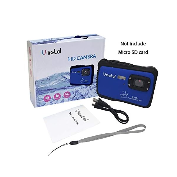 Kinder Digitalkamera, Vmotal GDC5262 wasserdichte Kamera für Kinder mit 2-Zoll-TFT-LCD-Bildschirm, 8MP wasserdichte… – Bild 8