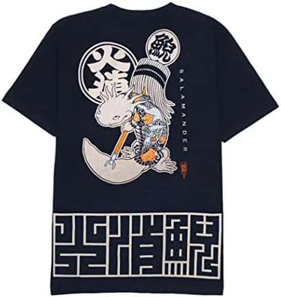Japanese Design T-Shirts (Discharge Print Series/Salamander UN