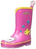 Kidorable Lucky Cat Rain Boot (Toddler/Little Kid), Pink, 5 M US Toddler
