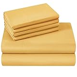 HOMEIDEAS King Size Bed Sheets - 6 Piece Set
