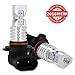 OXILAM 9145 9140 H10 LED Fog Light Bulbs Super Bright 2600 Lumens CSP Chipset for Fog Lights or DRL Replacement 6000K Xenon White (Pack of 2)