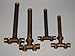 BRASS NO LEAD 1 x 11 or 1.25 x 14 PRESSURE TANK TEE W/UNION or W/O UNION for WATER WELL (1.25 x 14 + UNION)
