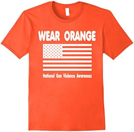 Mens Wear Orange - National Gun Violence Awareness T-shirt XL Orange