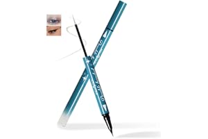 UOCK Dual-ended liquid eyeliner, ultra-fine tip shimmering eyeshadow eyeliner, high-pigment fluorescent pen - create the perfect eye makeup, waterproof and quick-drying. (05#GLASS CANDY PAPER)