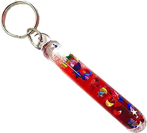 Star Magic Glitter Wand Key Chain Key Tag 1 Keyring, Keychain