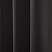 Best Home Fashion Basic Thermal Insulated Blackout Curtains - Antique Bronze Grommet Top - Black - 52
