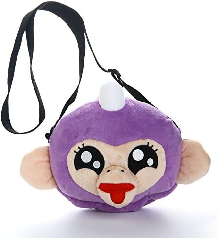 Custom Made Funny Finger Monkey Baby Bag Purple