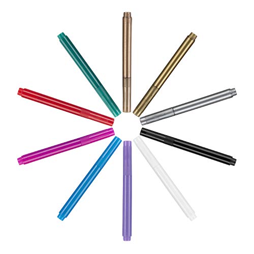 Jot & Mark Wine Glass Wet Erase Markers (10 Color Set) Erasable