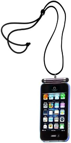 iHangy IHG-ONT-84655 Adjustable Lanyard Necklace with Stylus for iPhone 3/3G/4/4S/iPod - 1 Pack - Retail Packaging - Black