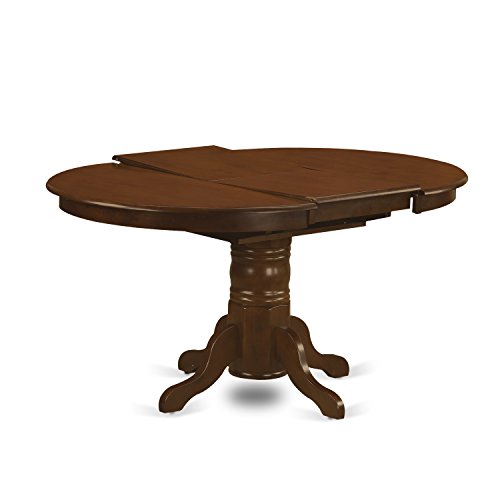 East West Furniture Butterfly Leaf Oval Dining Table Espresso Table