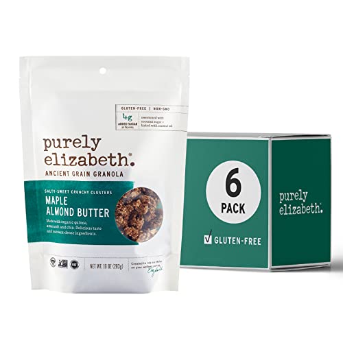 Purely Elizabeth, Maple Almond Butter, Ancient Grain Granola, Gluten