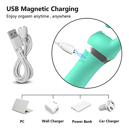 Portable Double Head Massager - Quiet Waterproof - 10 Modes on Both Sides - Stable Output - New Experience