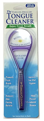 Pureline Oralcare (formerly Tongue Cleaner Company) Tongue Cleaner, Purple, 1 Each