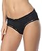 Sofishie Ruffle Back Midnight Bow-Tie Panties - Black - XL