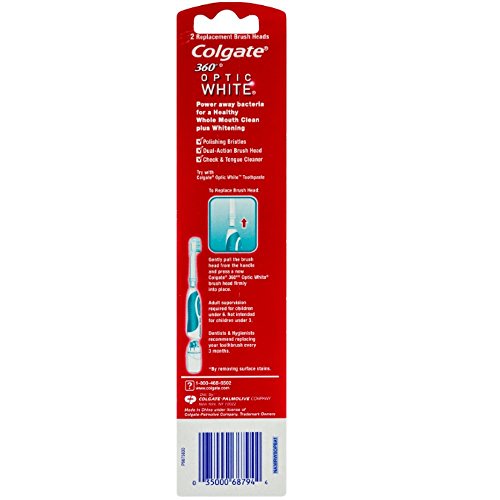 Colgate Optic White 360 T Size 1ct Colgate Optic White 360 Toothbrush Med