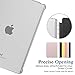 TiMOVO Case Compatible with iPad 9.7 2018/2017 Case (Compatible with Official Smart Cover) - Slim Fit Back Shell Hard Clear Case Cover Fit iPad 9.7 Inch iPad 5th/6th - Clean Clear