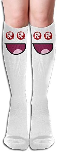 TTWAZ Custom Epic Face Ro-blox Calf Socks Athletic Socks Beauty Socks 20 Inches Stockings
