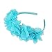 Candygirl Flower Crown Headbands for Women Girls Floral Hairband Wedding Festival Parties Hair Accessories Pack of 9 (bright colors)