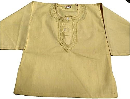Vaarahi Fashions Yellow Kurta Pyjama For Baby Boy, Kids Dress