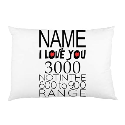 Amazon Com Favorplus Pillowcase Personalized Custom Name I Love