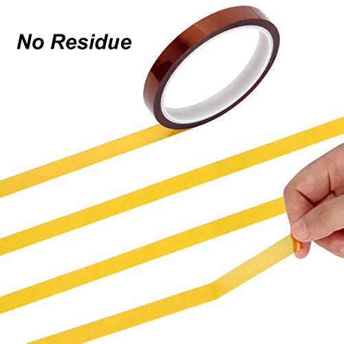 2 Pack Teflon Sheet Paper and 2 Pack Heat Tape Hight Temp Tape Heat Press Transfer Sheet for Vinyl Heat Press Heat Resistant Craft Mat