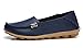 VenusCelia Women's Natural Comfort Walking Flat Loafer(8 M US,Navy)