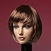 HiPlay 1/6 Scale Female Figure Head Sculpt, Beuty Charming Girl Doll Head for 12