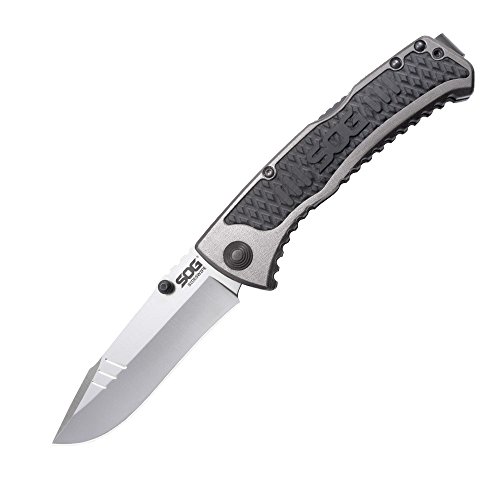 Sog sideswipe assisted folding knife sw1011-cp - grey t…