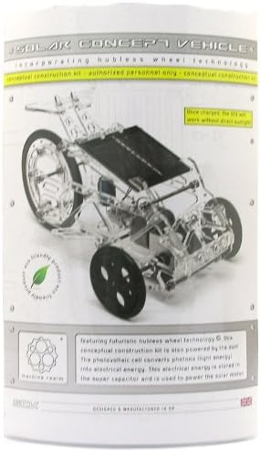 Solar Concept Vehicle Kit Energy Stored Super Capacitor Powered by Solar Cell