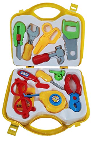 Amitasha Mechanic Suitcase Tools Set for Kids (Multicolour) - (Pack of 12 Tools) 1 Amitasha Mechanic Suitcase Tools Set for Kids (Multicolour) - (Pack of 12 Tools)