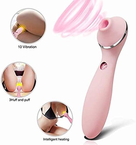 ZJYSM1018 Clǐt-or-al Sucking Vǐb-Rat-or,10 Frequencies G Spót Vǐbr-ATO-rs & Nǐpple Stim-ula-tor with Suction Different Enjoyment ZJYSM1018