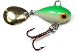 Lunkerhunt Spinner Baits for Bass Fishing | Magic Beans SpinnerBait | Best Fishing Lures Spinners for Trout Fishing