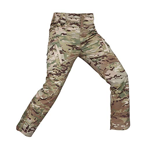 Edenun Men's Casual Tactical Plus Size S-5XL Outdoors Work Trousers Work Activewear Cargo Pants with Pocket