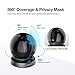 Ucfer FullHD 1080p Smart Home Security Camera, WiFi Baby Monitor, Pet Camera, H.265 Pan/Tilt/Zoom Wireless Indoor Camera with Auto-Cruise, Motion Tracking, Privacy Mask and Night Vision