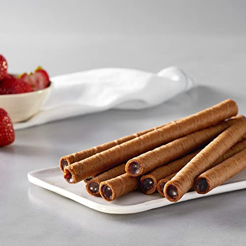 APLENTY, CHOCOLATE ROLLED WAFERS, 5 OZ
