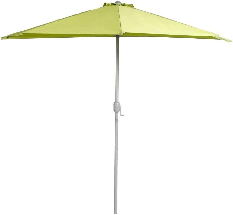 JJA 139268 Serena Half Parasol, Pistachio
