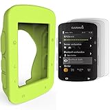 TUSITA Replacement  Silicone Case Cover For Garmin Edge 520 GPS Bike Computer (Green)