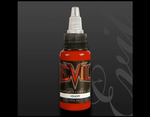 EVIL Tattoo Ink -VENOM- 1oz Bottles -Tattoo Supplies-