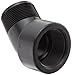 Banjo SL150-45 Polypropylene Pipe Fitting, 45 Degree Street Elbow, Schedule 80, 1-1/2