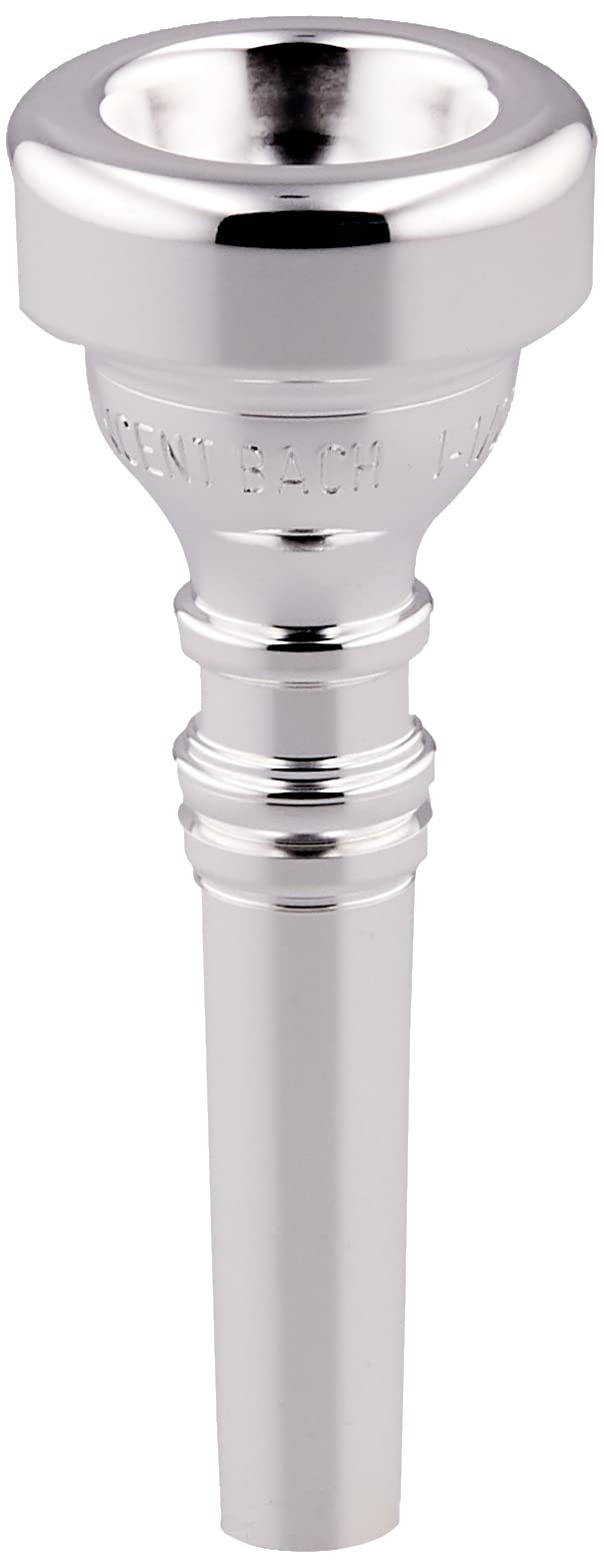 Bach 3491HB Silver Plated 1-1/2 B Cup Cornet Mouthpiece, Medium Deep